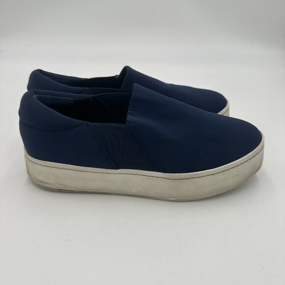 VINCE Mens Coastal Navy Slip-On Sneakers 8.5M - Picture 3 of 9
